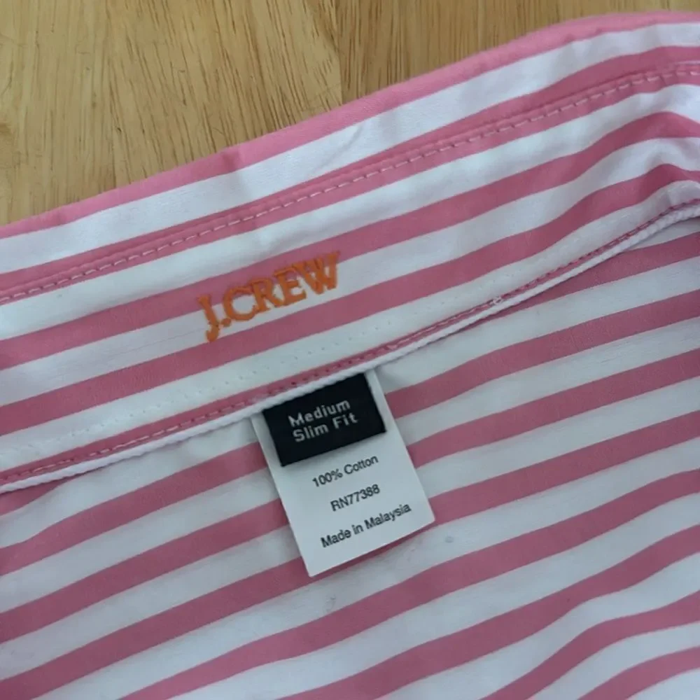 J. CREW medium slim fit Long sleeve shirt NWT - Picture 4 of 5